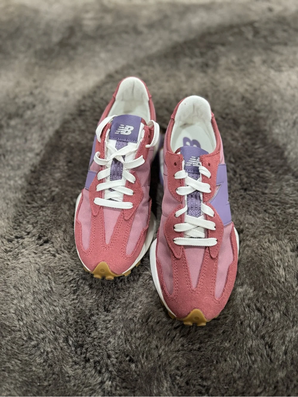 New Balance Women's Rose Pink & Lavender Retro Runner Sneakers